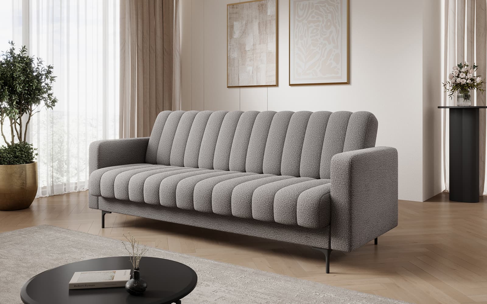 Canapea extensibilă Roneyra, 212×89 cm, Personalizabilă