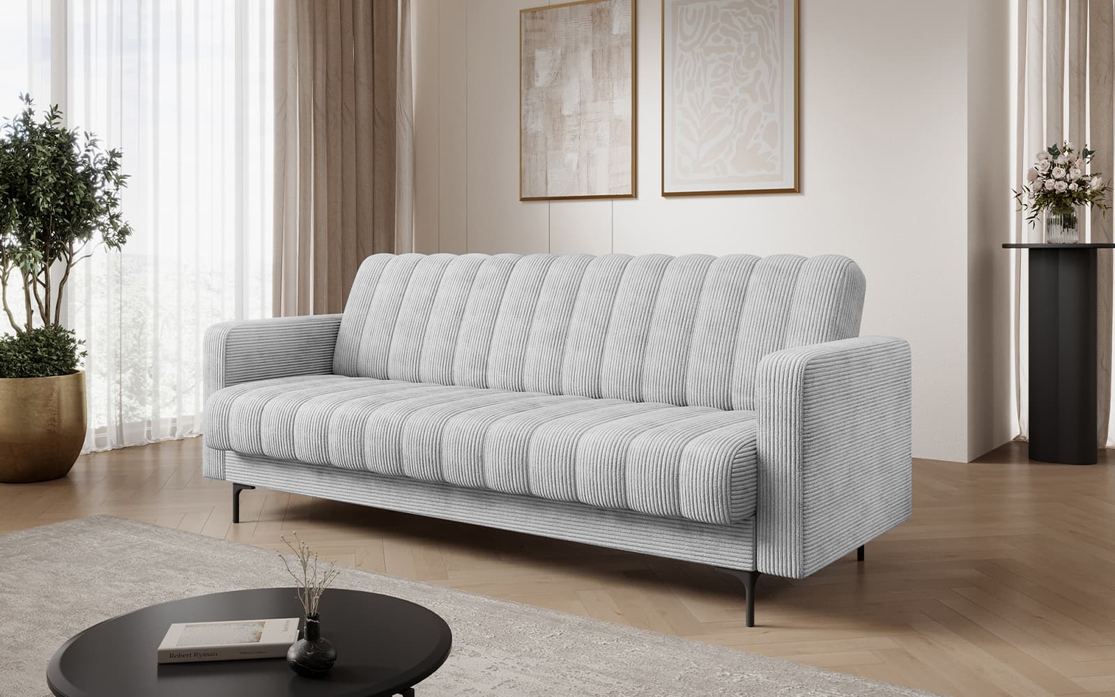 Canapea extensibilă Roneyra, 212×89 cm, Personalizabilă