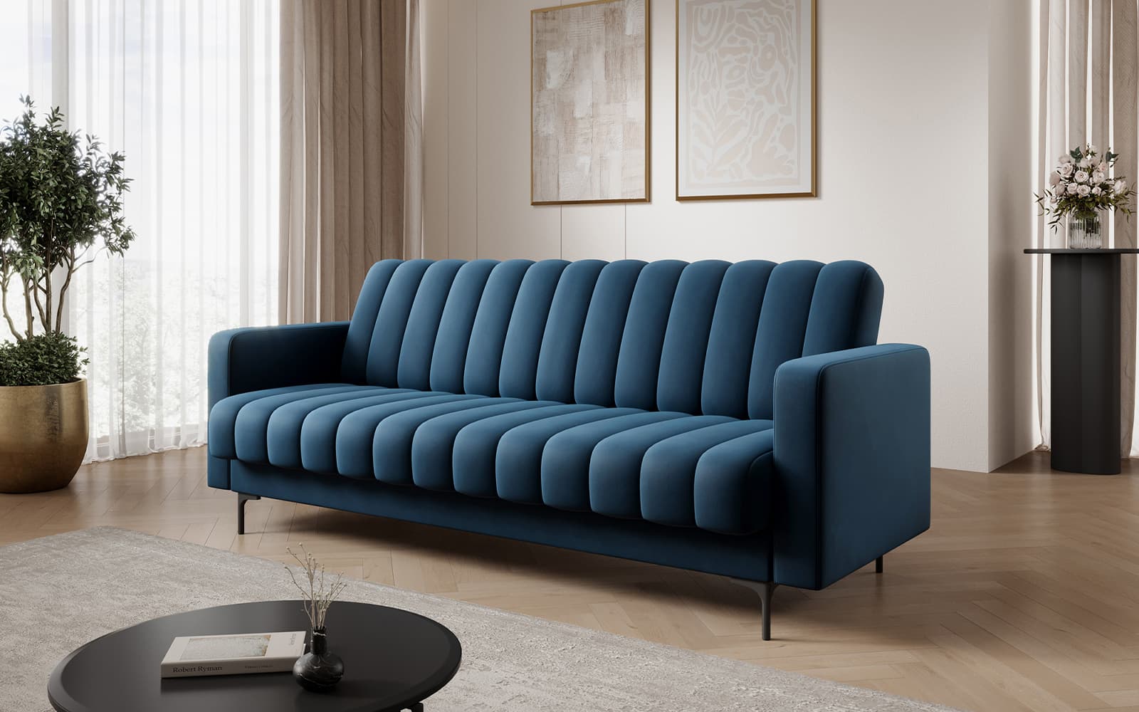 Canapea extensibilă Roneyra, 212×89 cm, Personalizabilă
