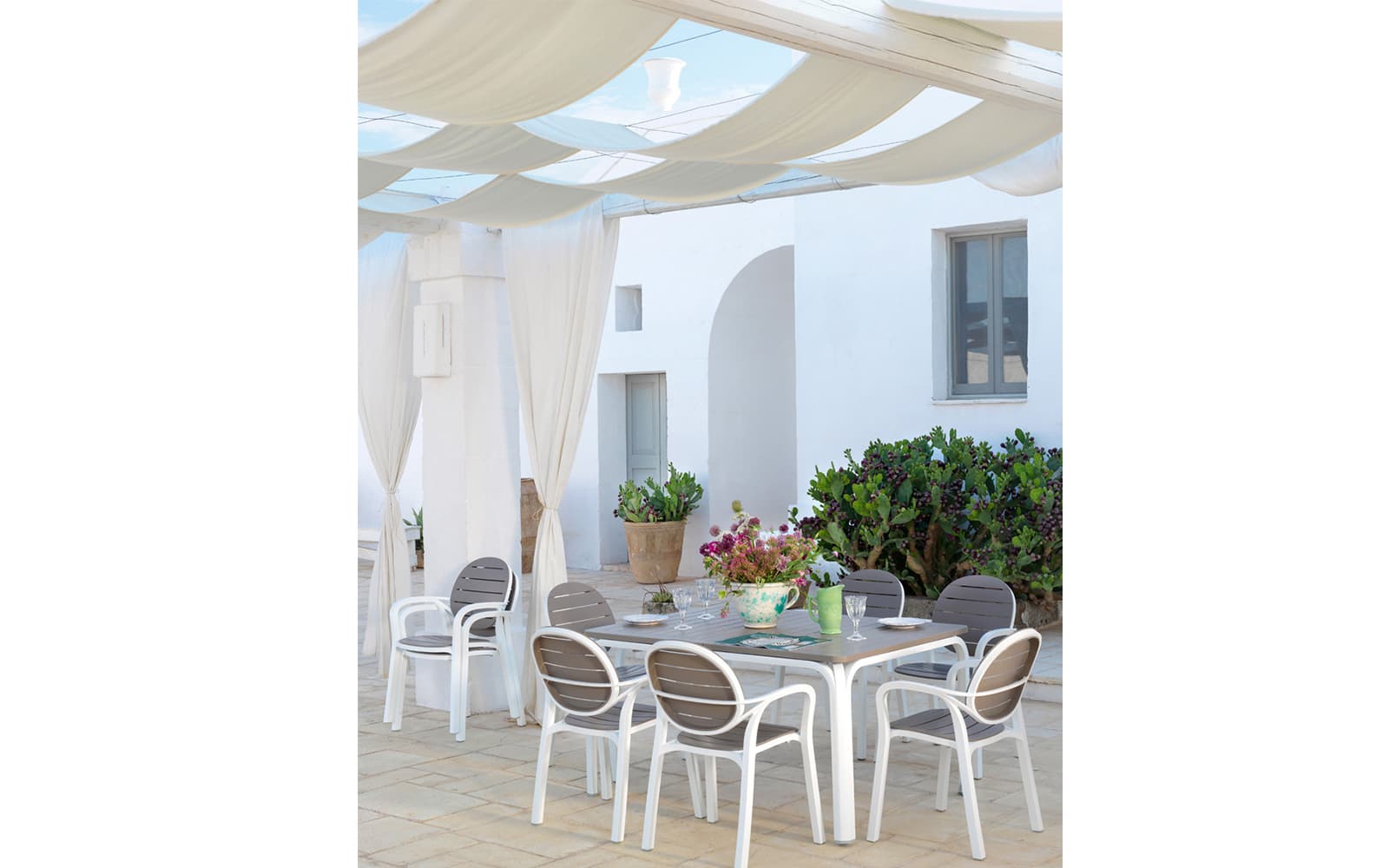 Masa Exterior Nardi - Alloro 140cm Extensibila