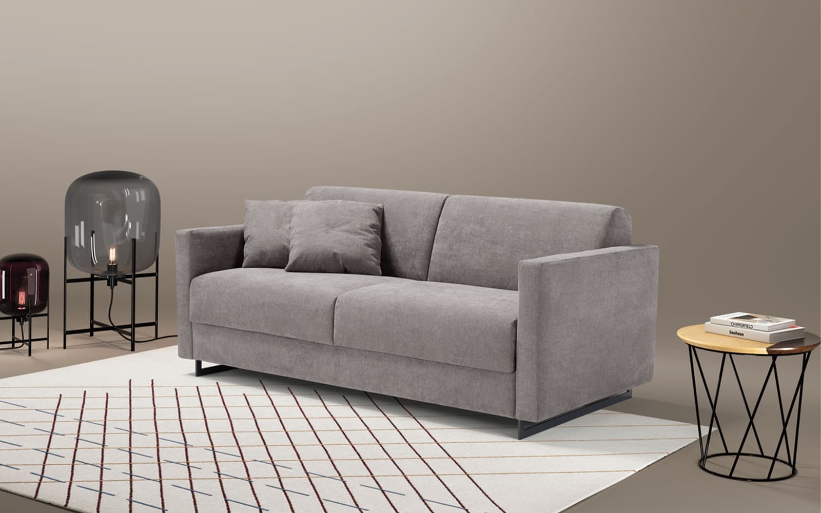 Canapea Extensibilă Tokyo, 185 x 99 cm din lemn masiv