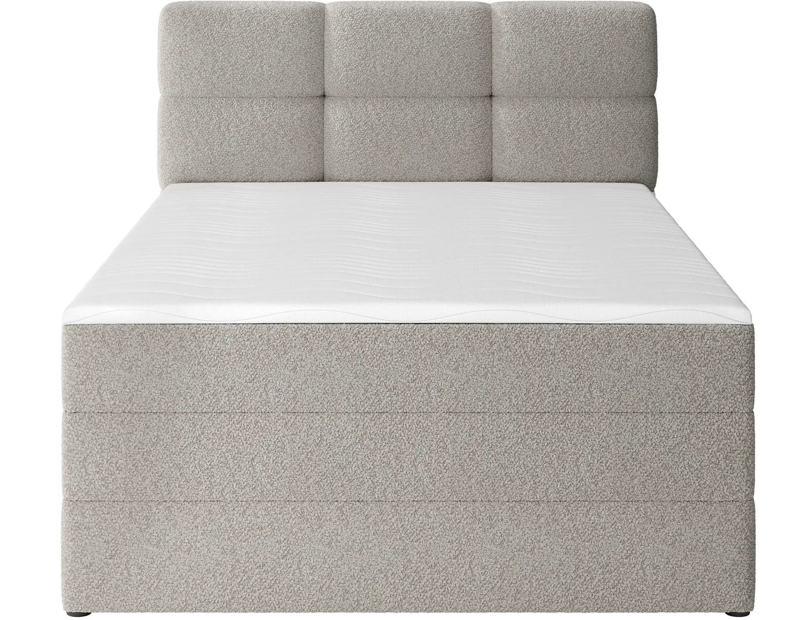 Pat boxspring Kasped din lemn masiv
