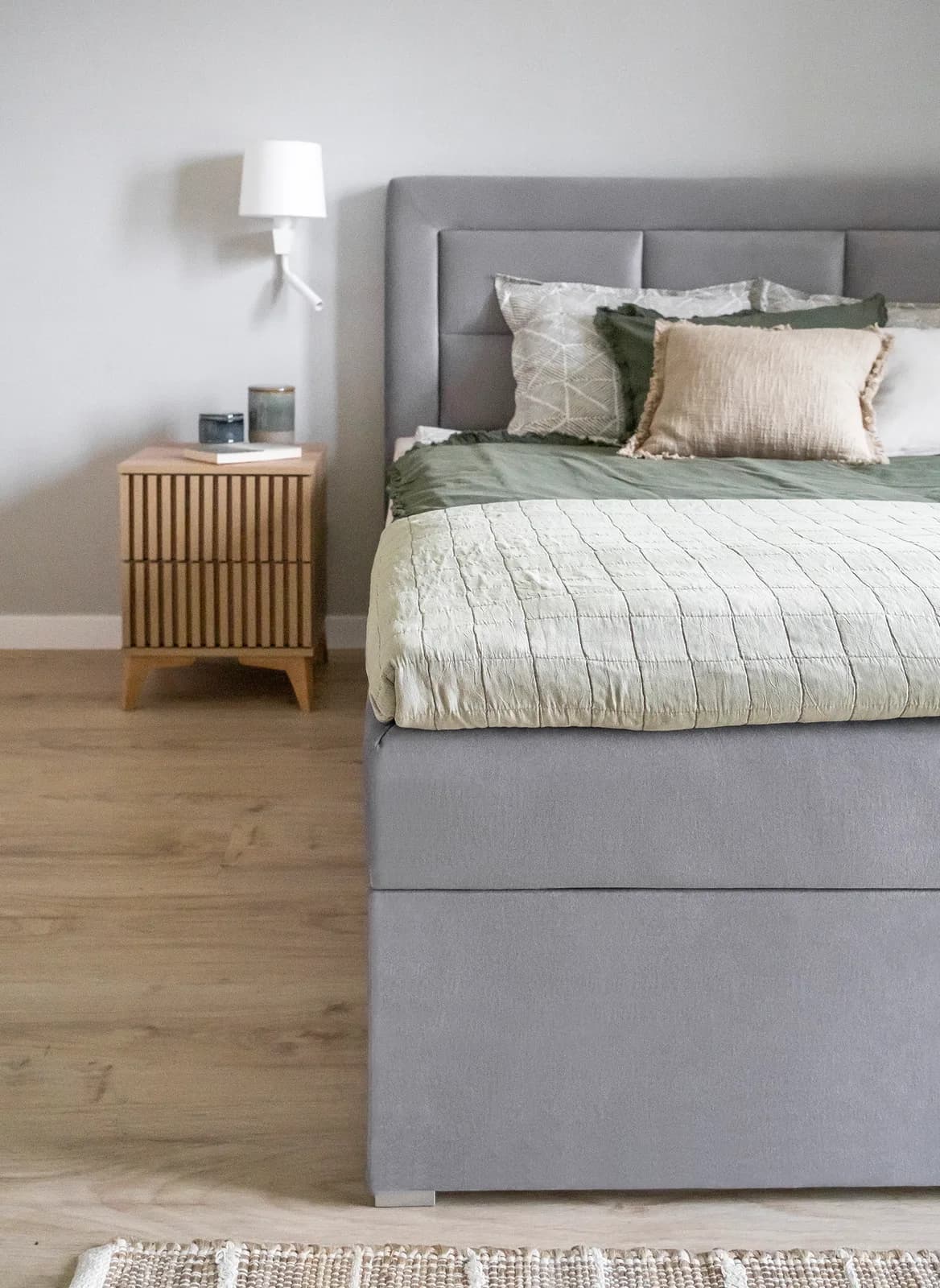 Pat BoxSpring Vivre 180x200 din lemn masiv