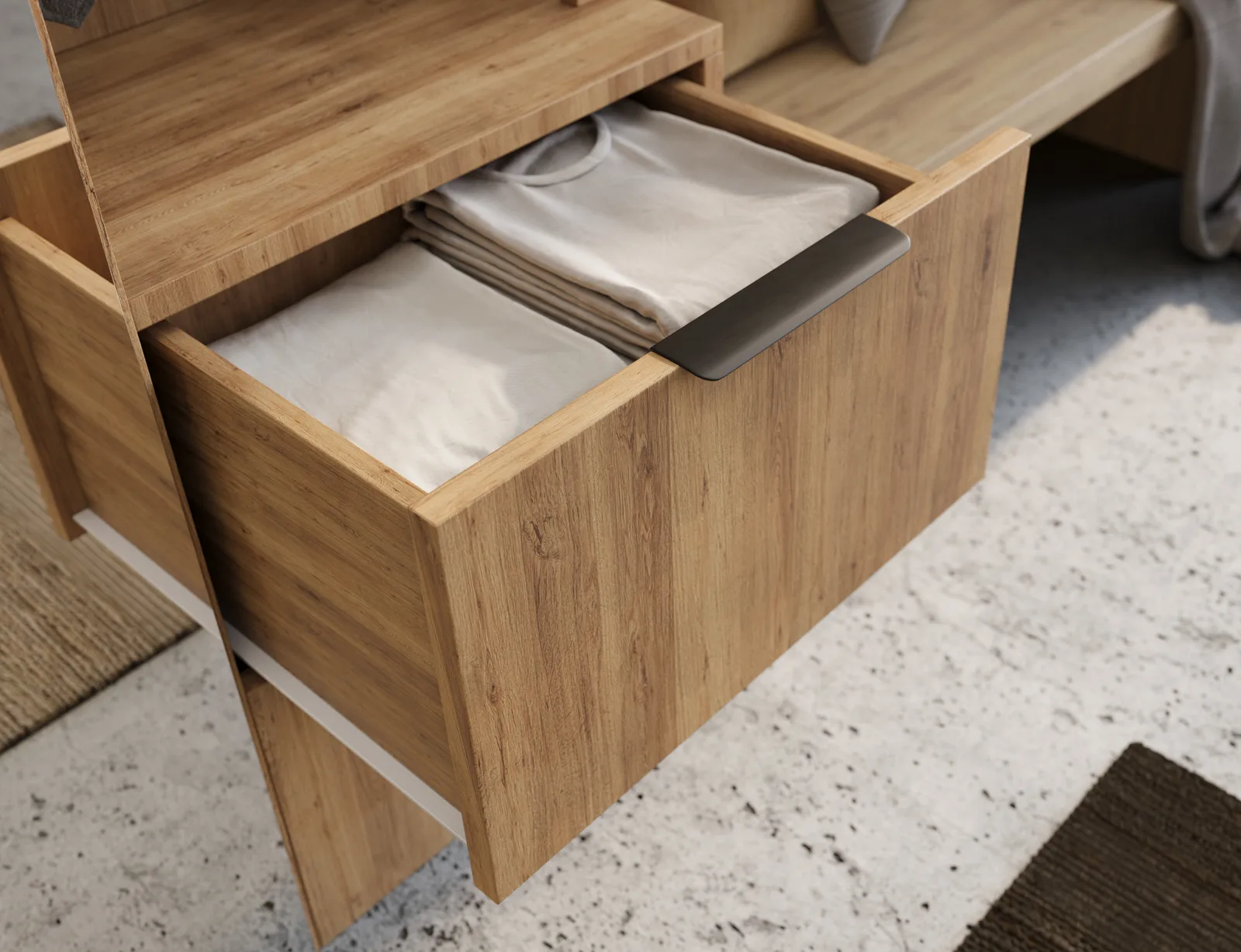 Mobilier hol Riganni din lemn masiv