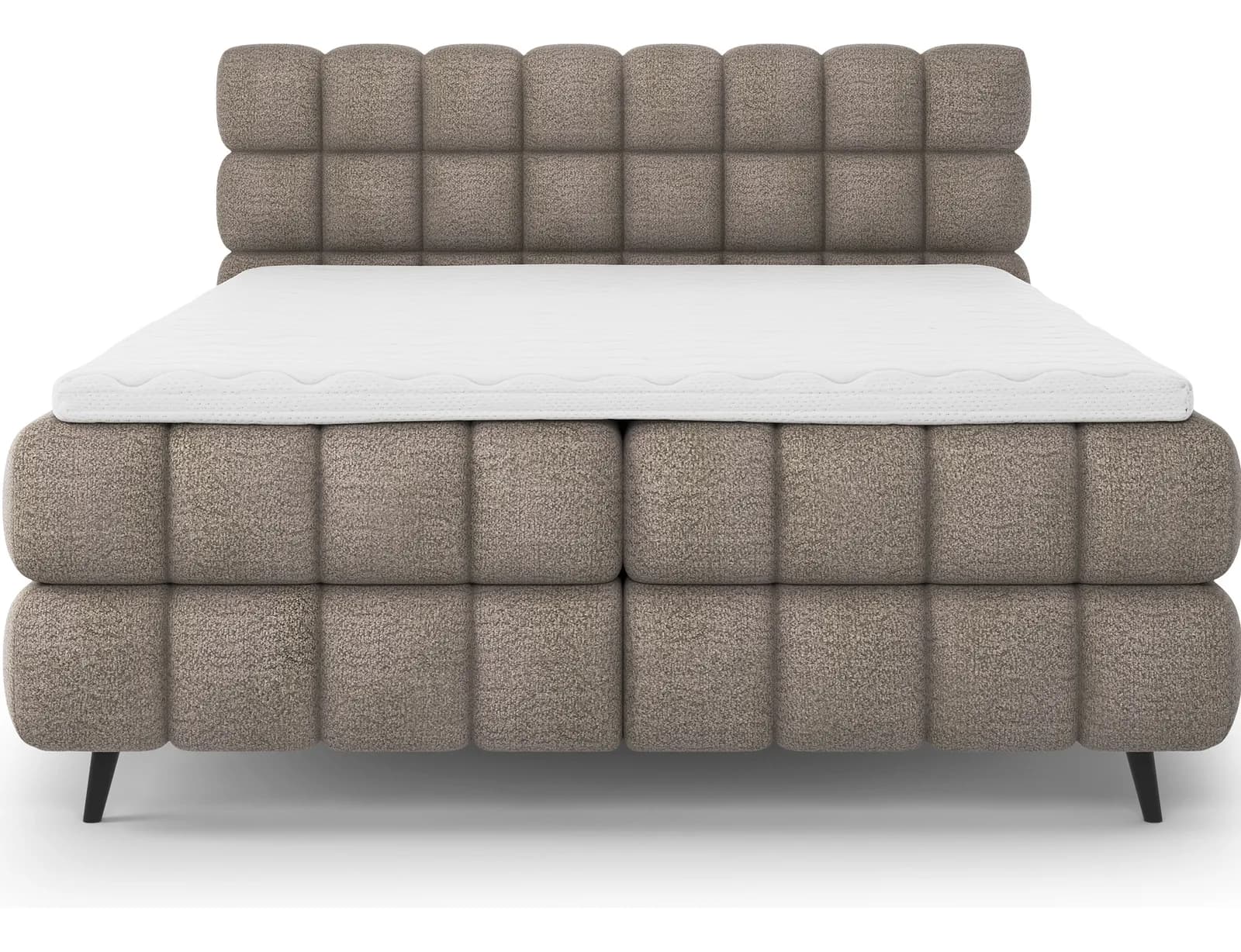 Pat boxspring Sabeno 160x200 din lemn masiv