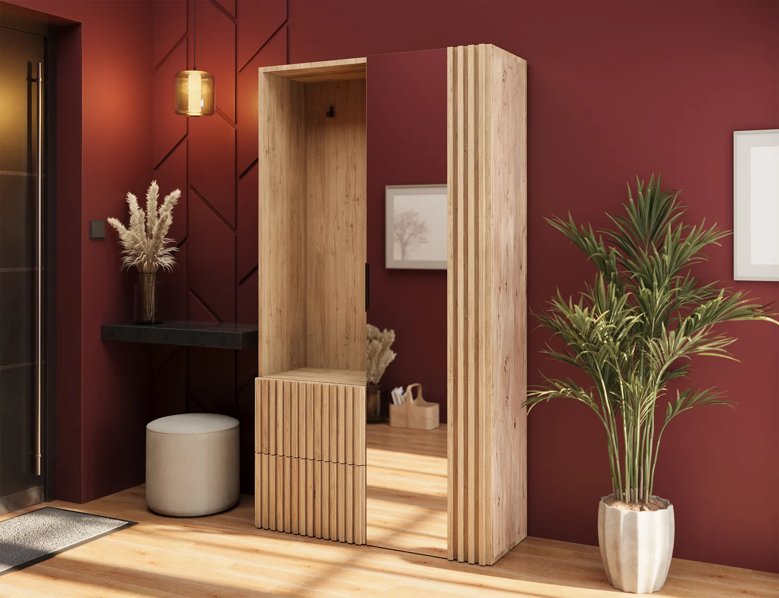 Mobilier hol Vimeiro din lemn masiv