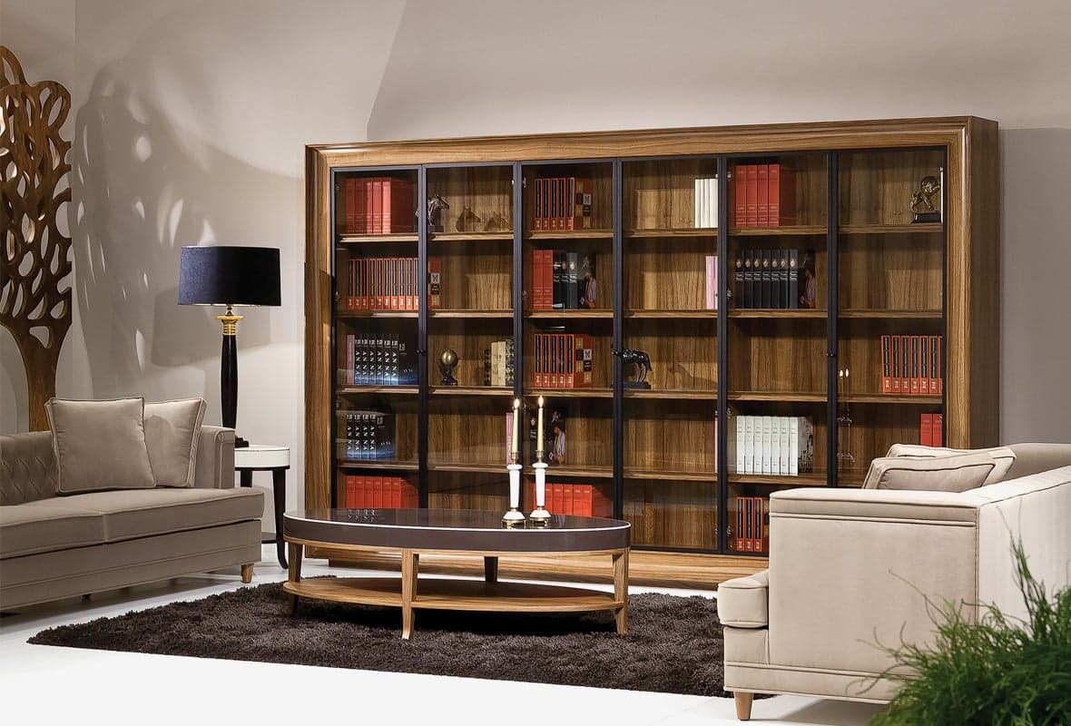 Bibliotecă Metropolitan, 356x44x229 cm