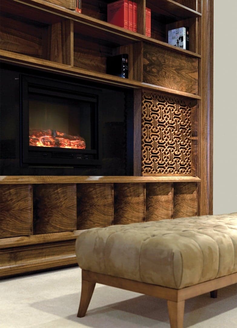 Bibliotecă Ottoman, 354x46x246 cm