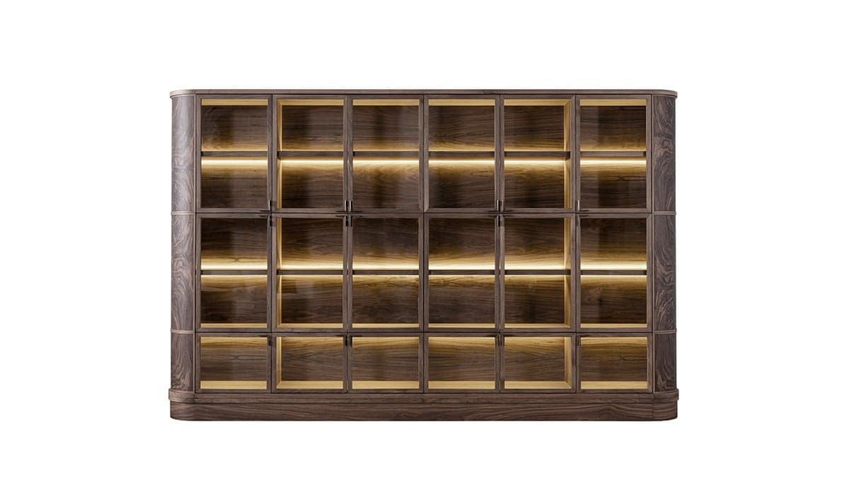 Bibliotecă Manhattan, 244/344x44x217 cm
