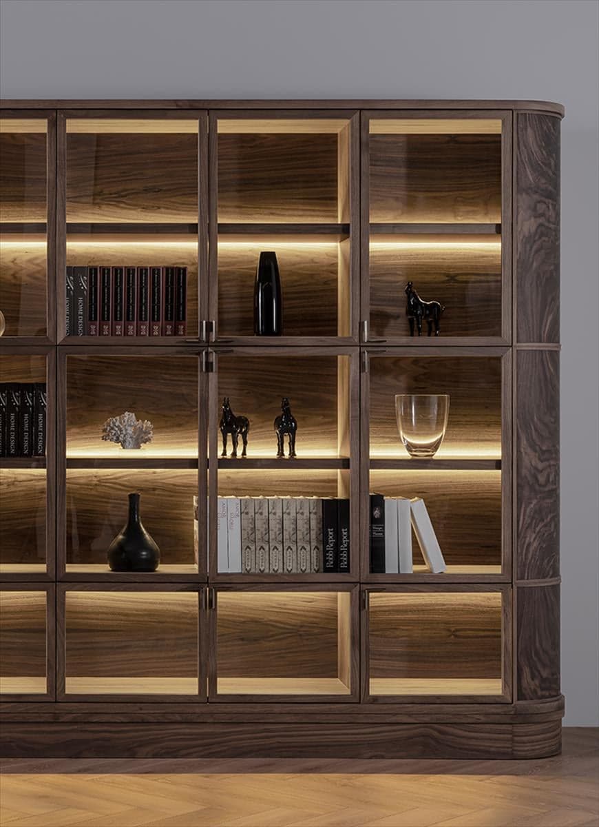 Bibliotecă Manhattan, 244/344x44x217 cm