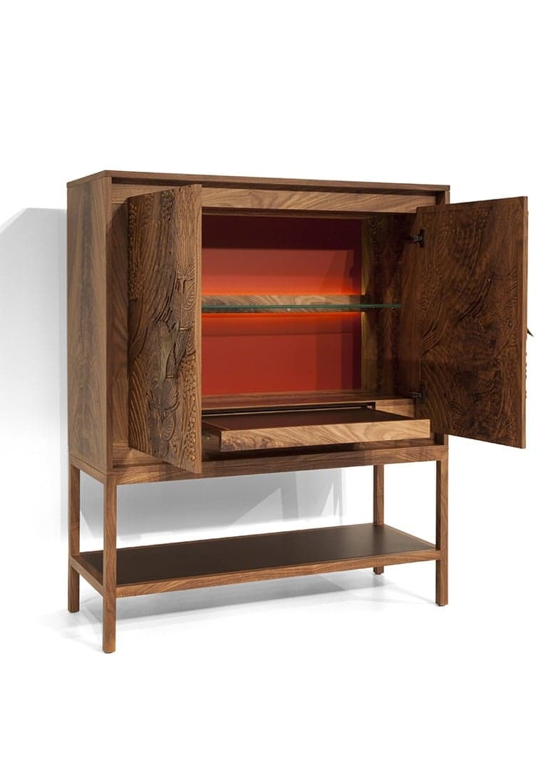 Vitrină Tropicana, 114x45x136 cm