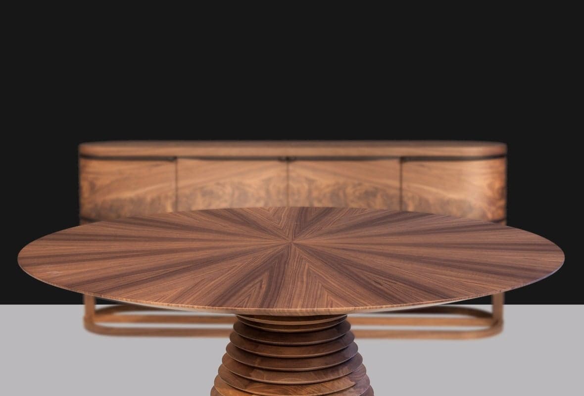 Masă Fuji, Ø 160 x 76 cm