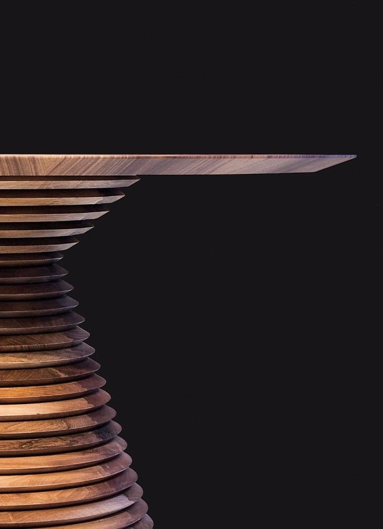 Masă Fuji, Ø 160 x 76 cm