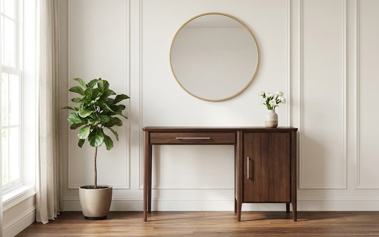 Birou Selvawood, Lemn Masiv, 130x49,5x78 cm