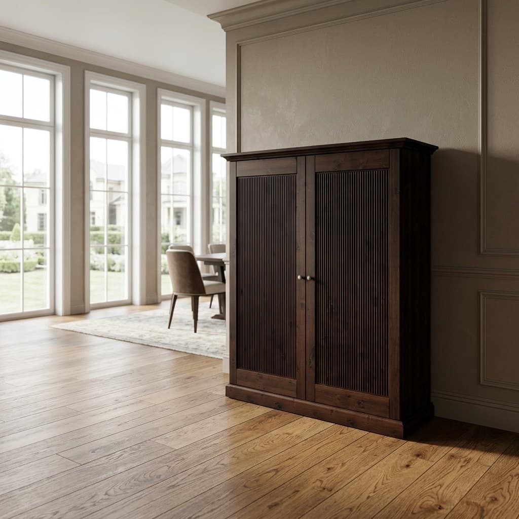 Bufet 2 usi Rosalia, Lemn Masiv, 129x54x147cm