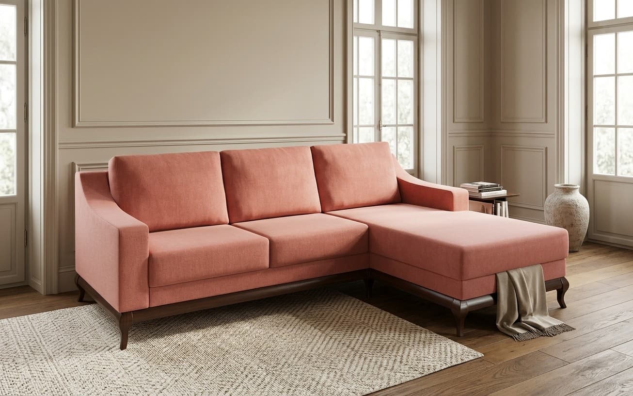 Colțar extensibil Nicola, 225×173×77 cm