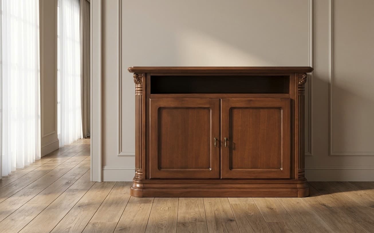 Comodă Briston, 117x51x84cm, Lemn Masiv
