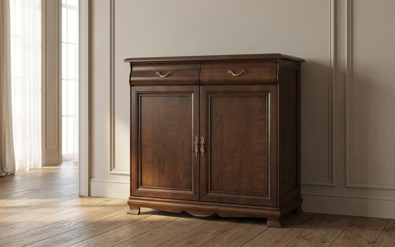 Comodă Harper, 109x46x103cm, Nuc
