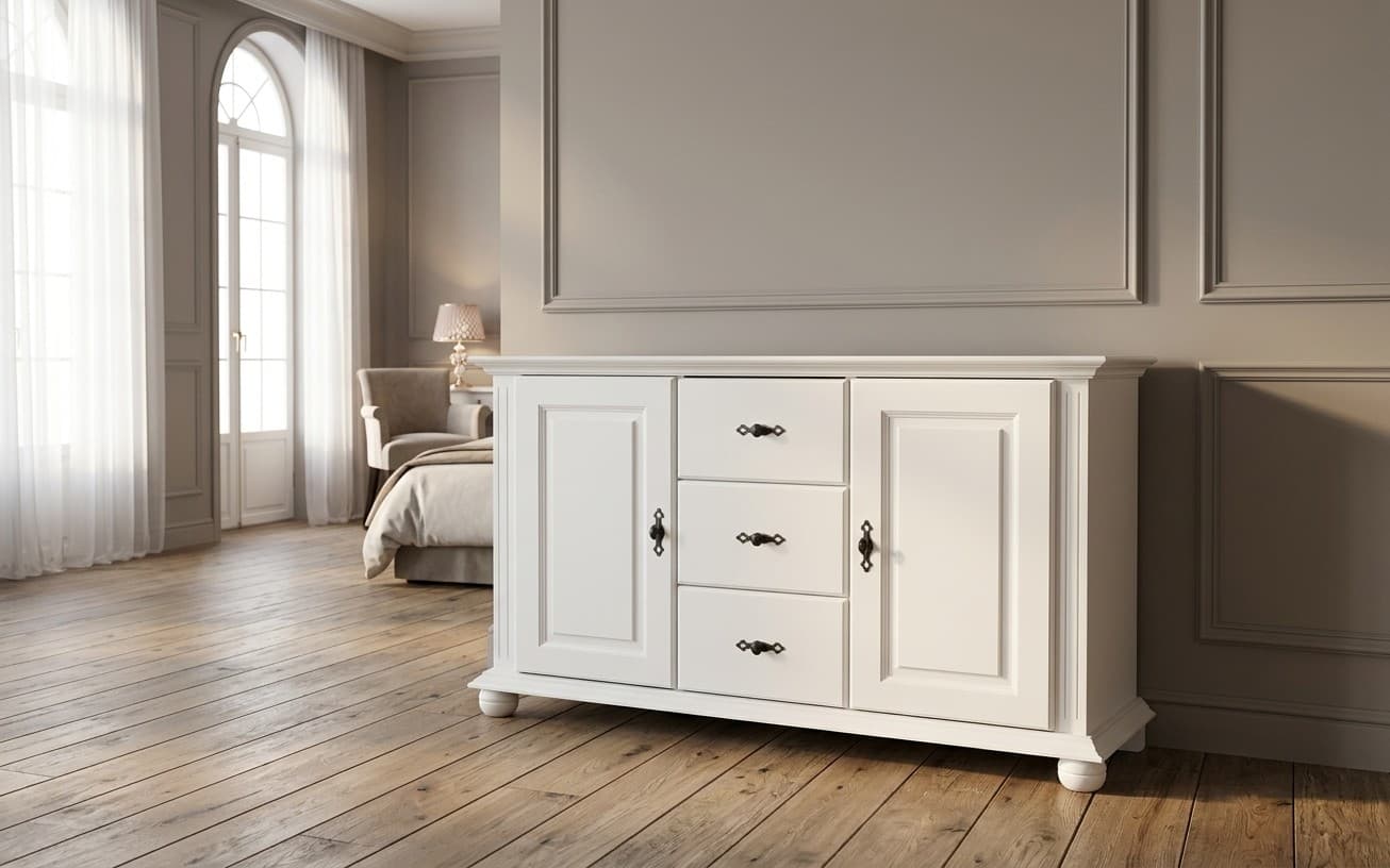 Comodă Arlo, Lemn Masiv, 144x40x87cm
