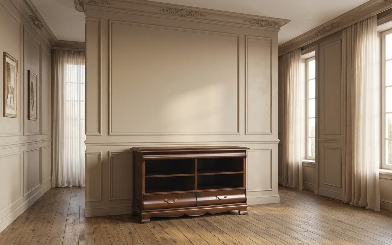 Comodă TV Harper, 108x46x71,5cm, Nuc