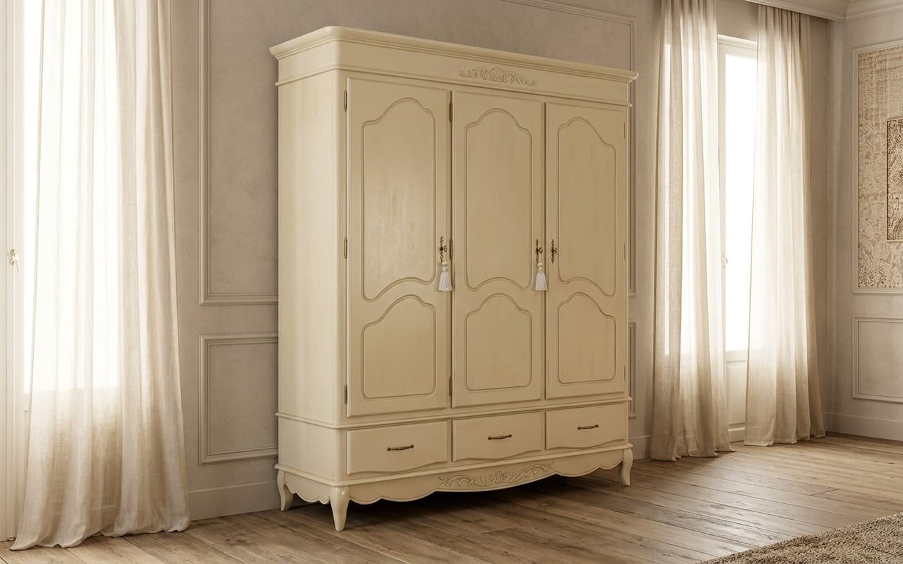 Dulap Casandra 3 usi 3 sertare, 175x60x216 cm