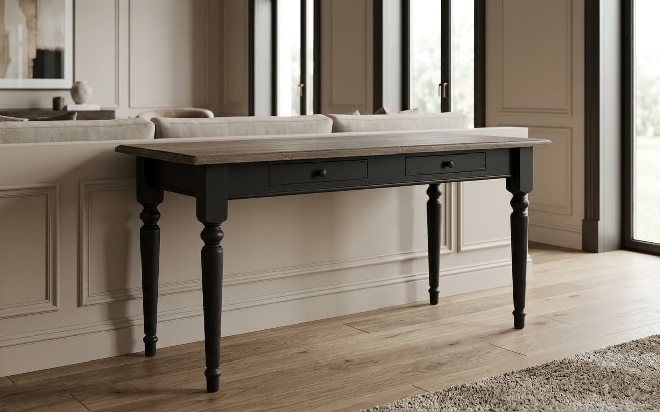 Masă dining Heritage, Pin Masiv, 100/100 cm