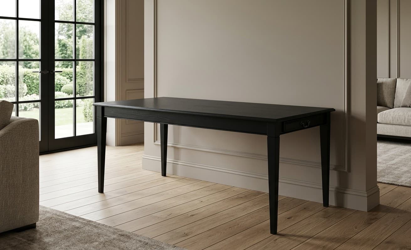 Masă Dining Noir, Lemn Masiv, L90xA70xH78cm
