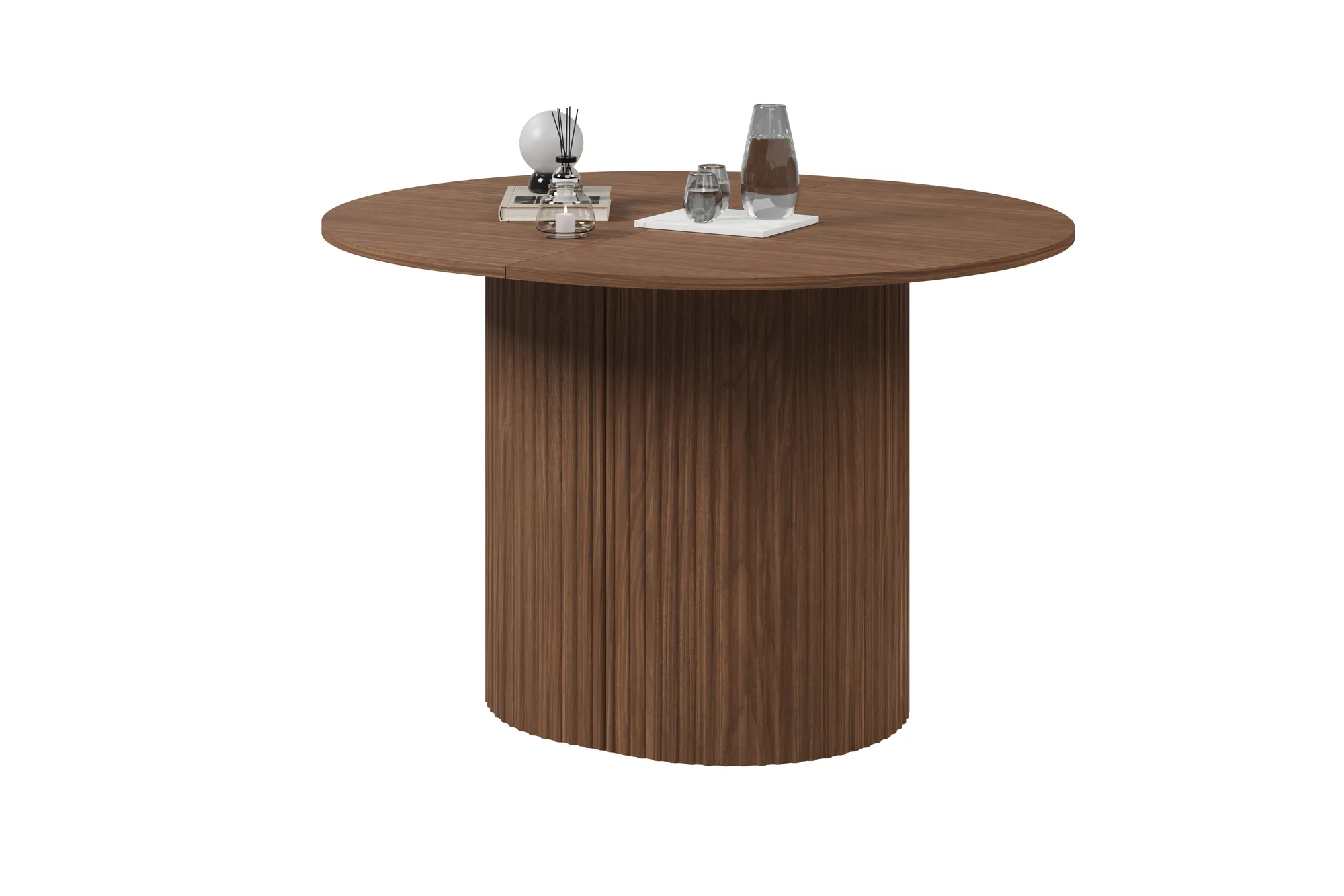 Masă extensibilă Cavo, 120-220x110x77 cm — nuc Lincoln