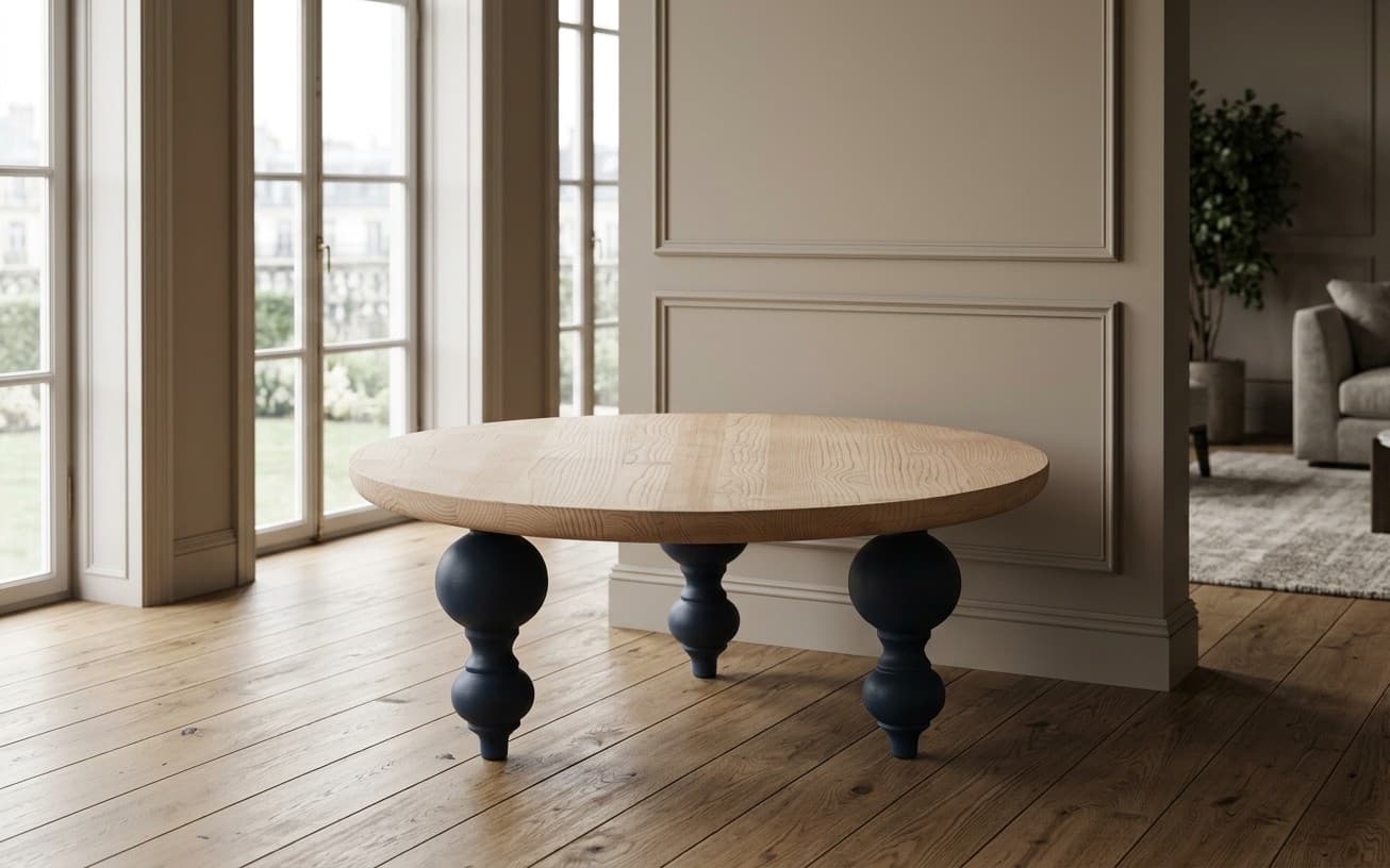 Masă joasă Heritage Round, 100 cm