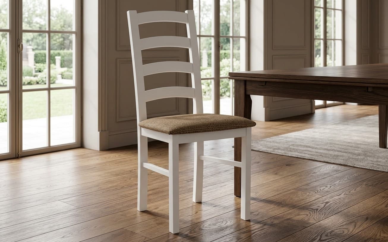 Scaun Linea cu Șezut Tapițat, Model L1, L 43 x A 44 x H 94 cm