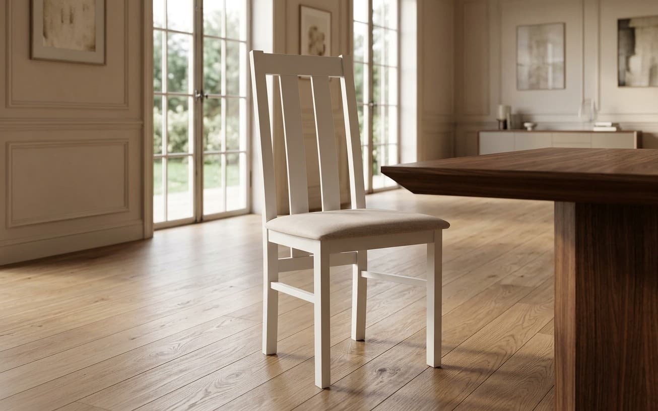 Scaun Linea cu Șezut Tapițat, Model L2, L 43 x A 44 x H 96 cm