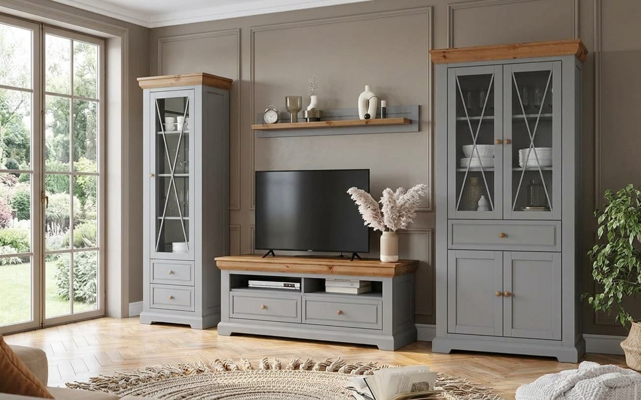 Set Living Iris, Lemn Masiv