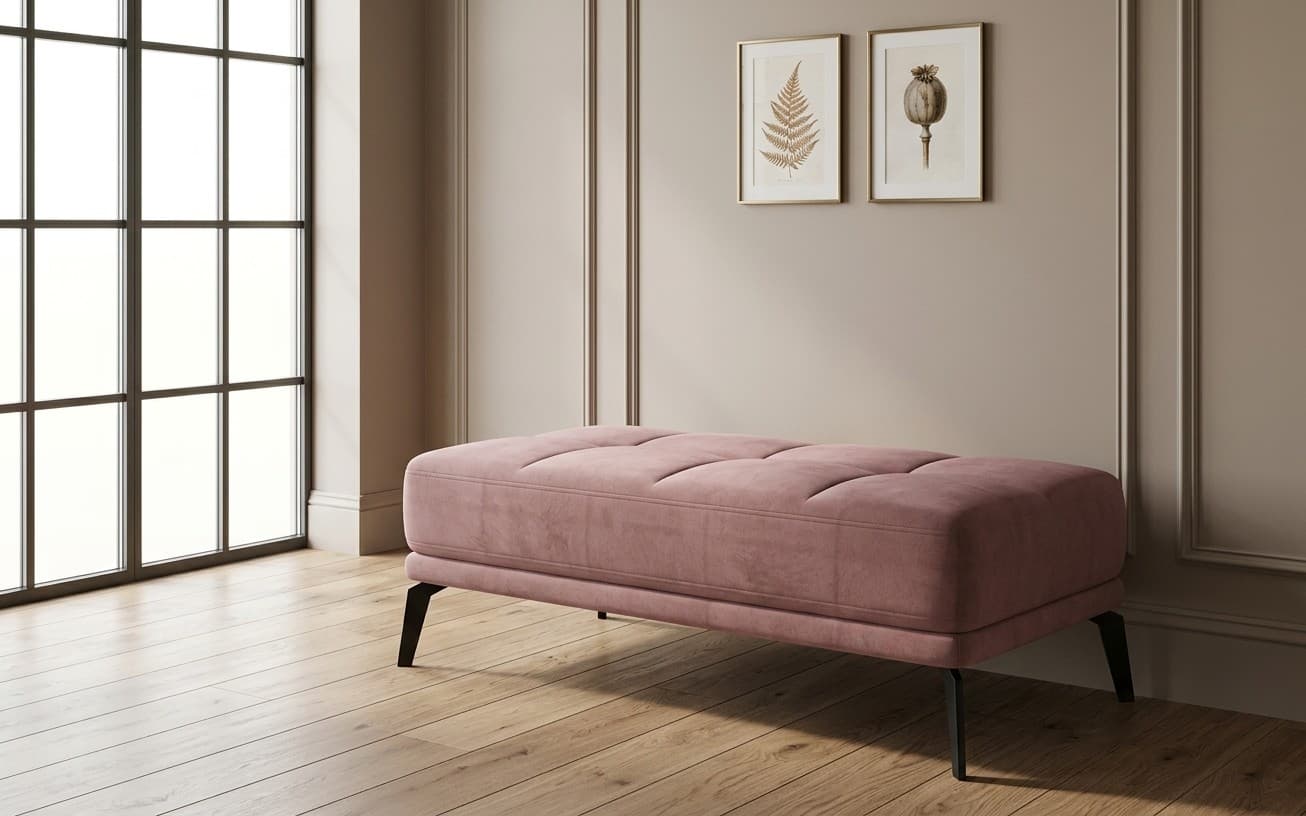 Taburet Savino, 140x75x45 cm, Roz