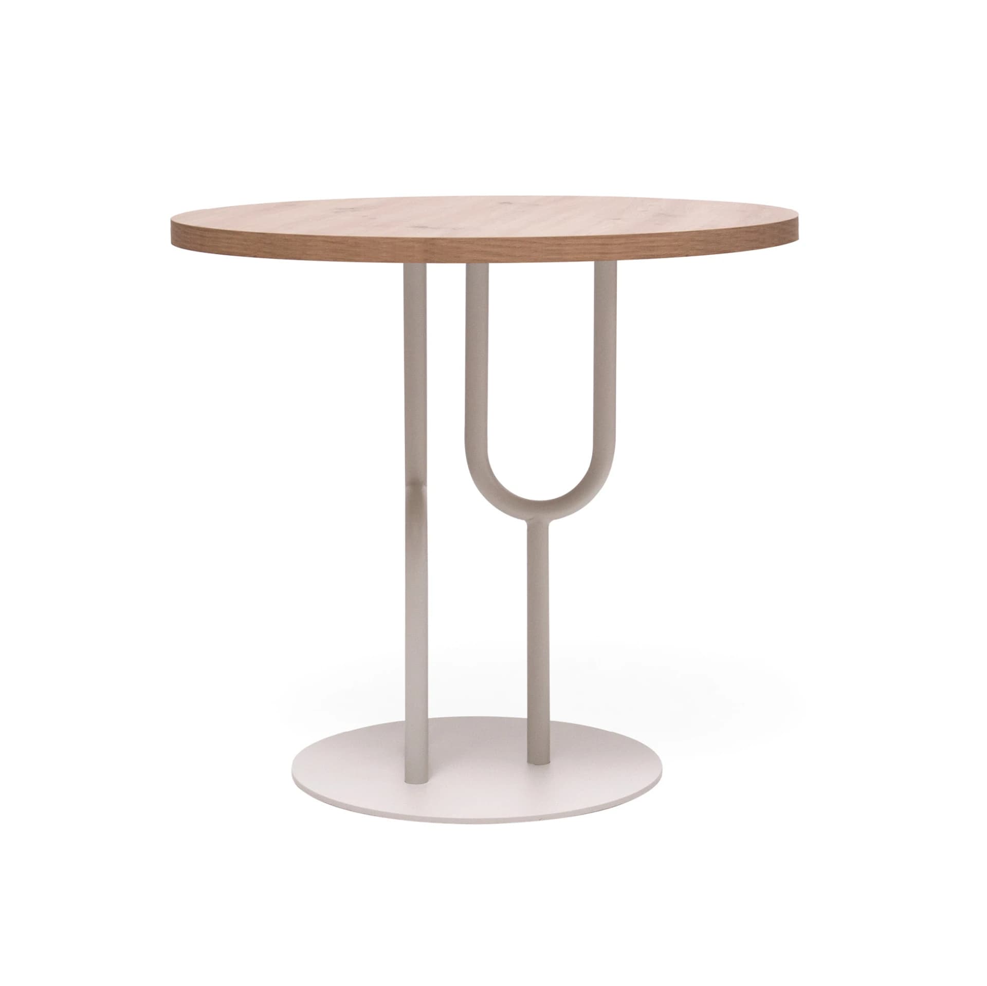 Masă Dining Enca, Metal Negru, Personalizabilă din lemn masiv