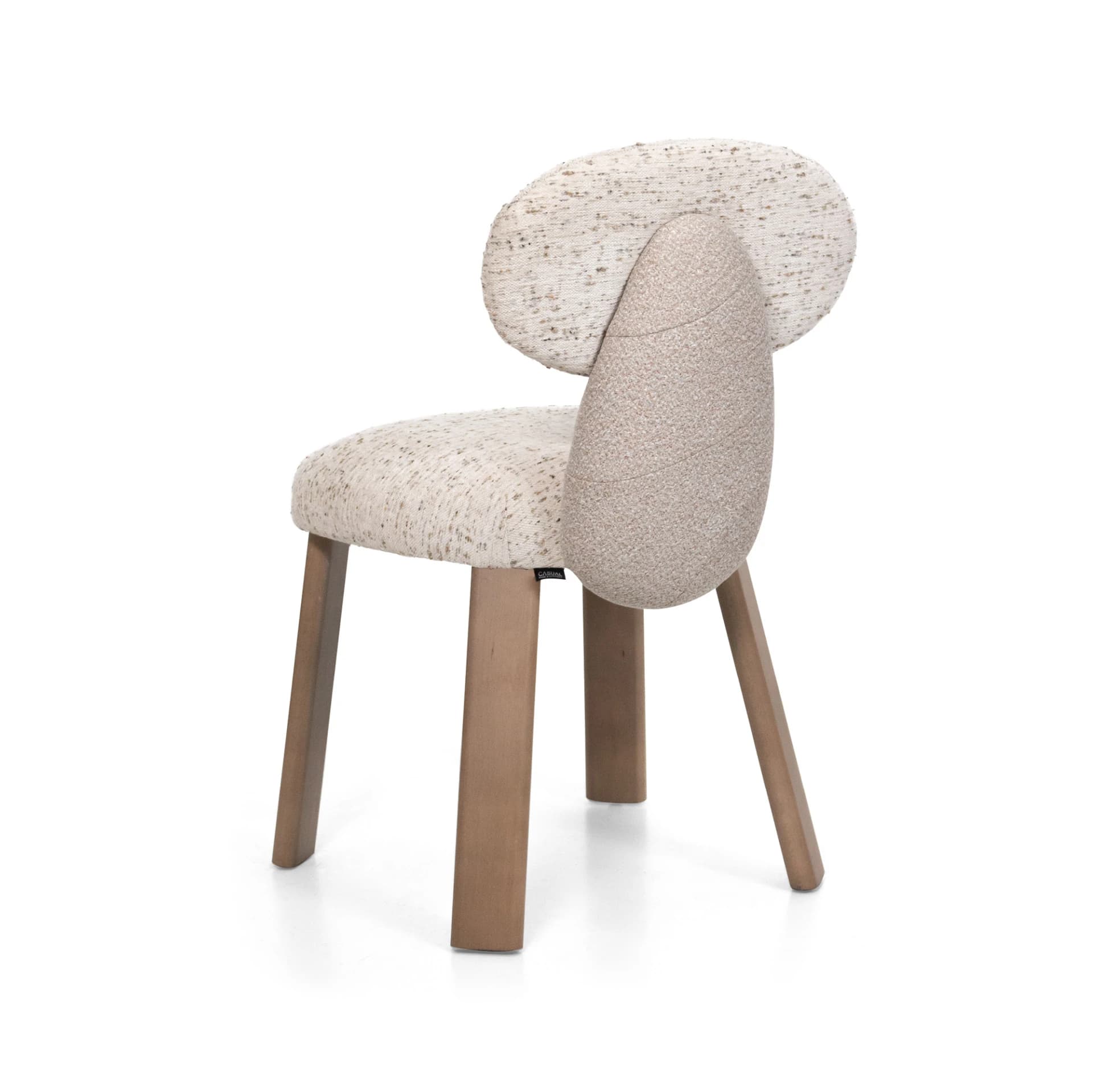 Scaun Stone, Forme Organice, Personalizabil din lemn masiv
