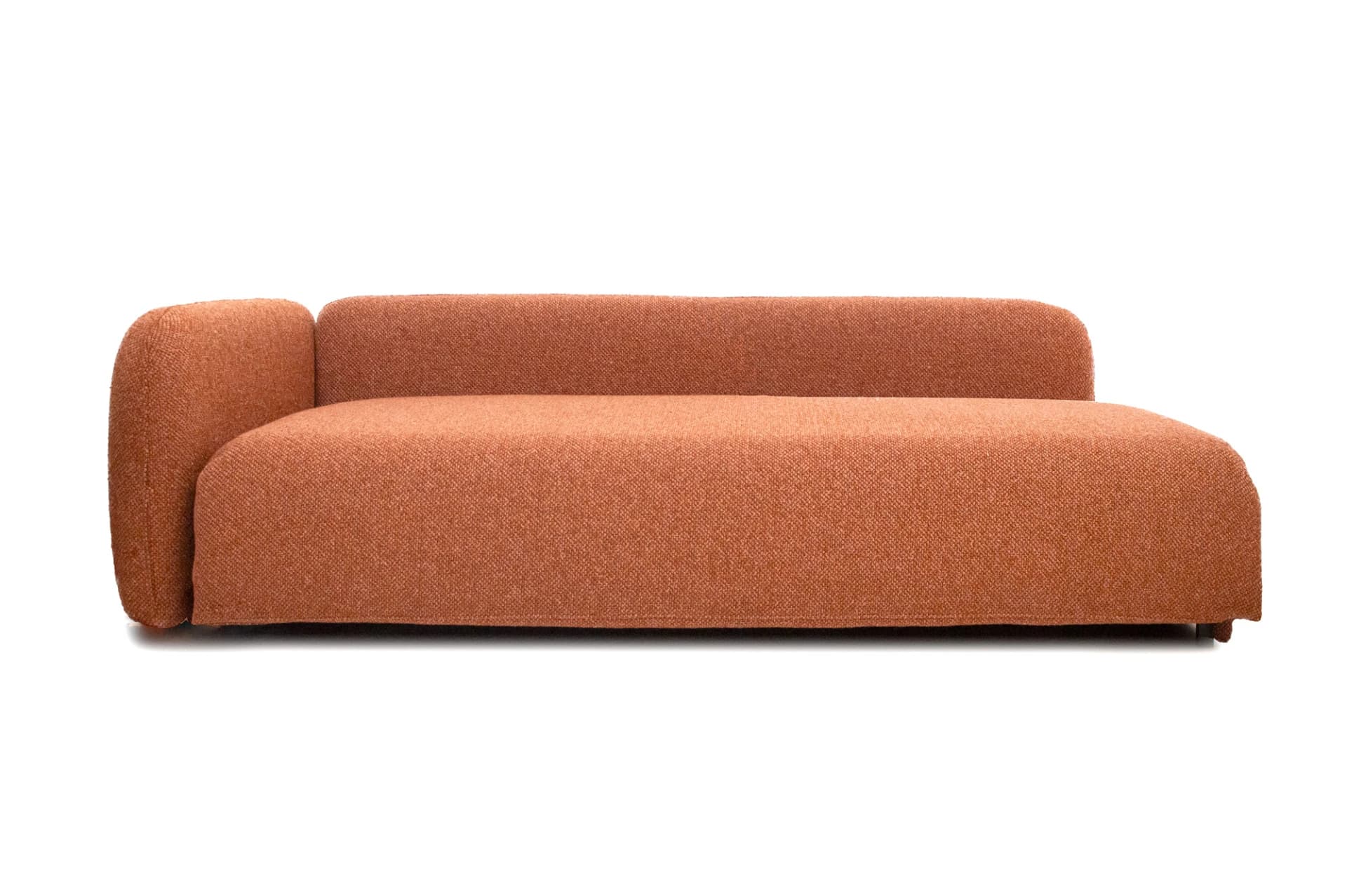 Canapea Extensibilă Cilia Chaiselongue, Personalizabilă din lemn masiv