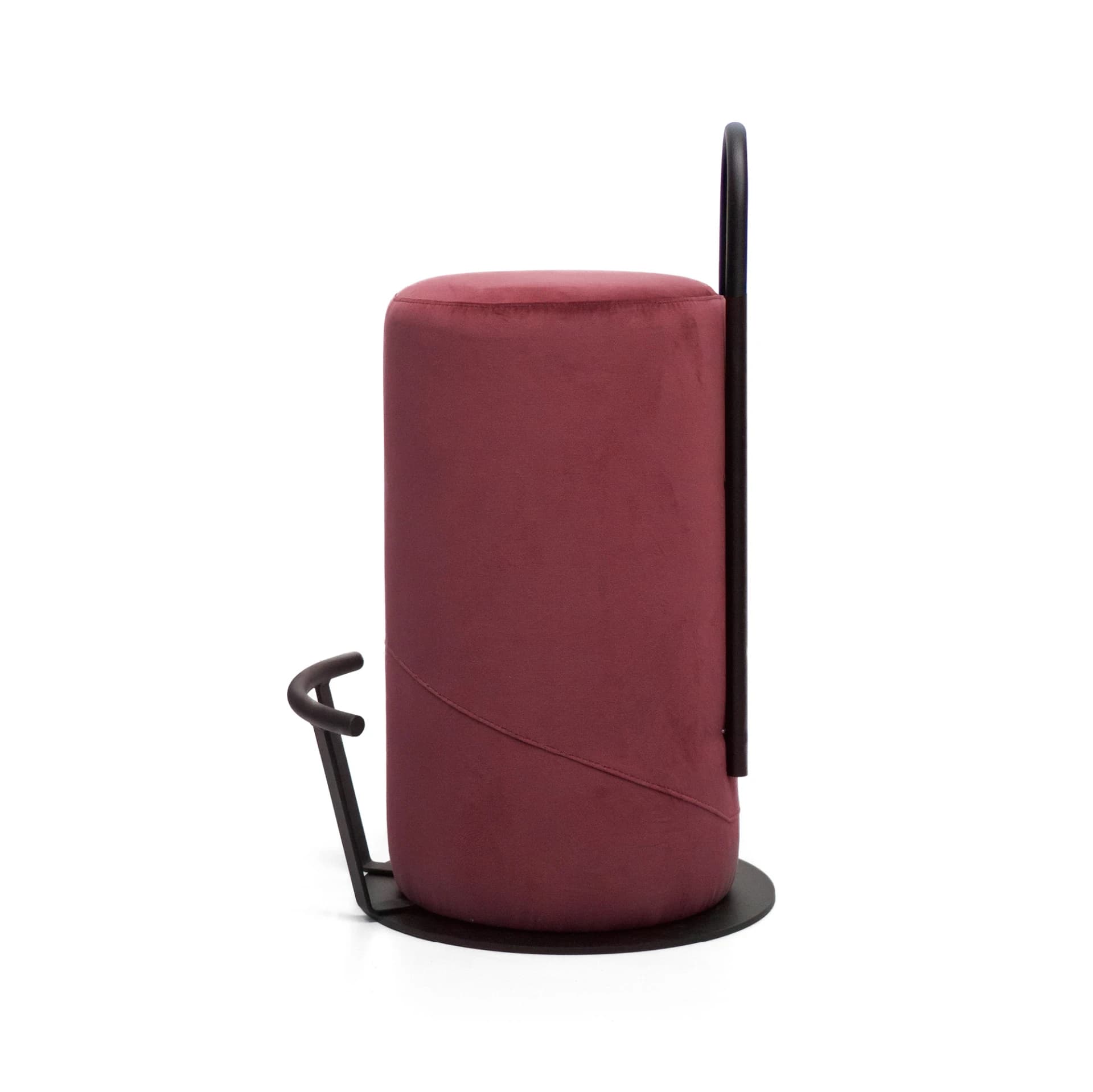 Scaun Bar Horn, Tapițat Integral, Personalizabil din lemn masiv