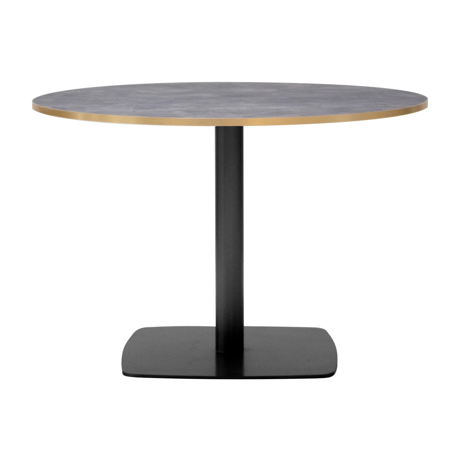 Masă Dining Thor, Metal Negru, Personalizabilă din lemn masiv