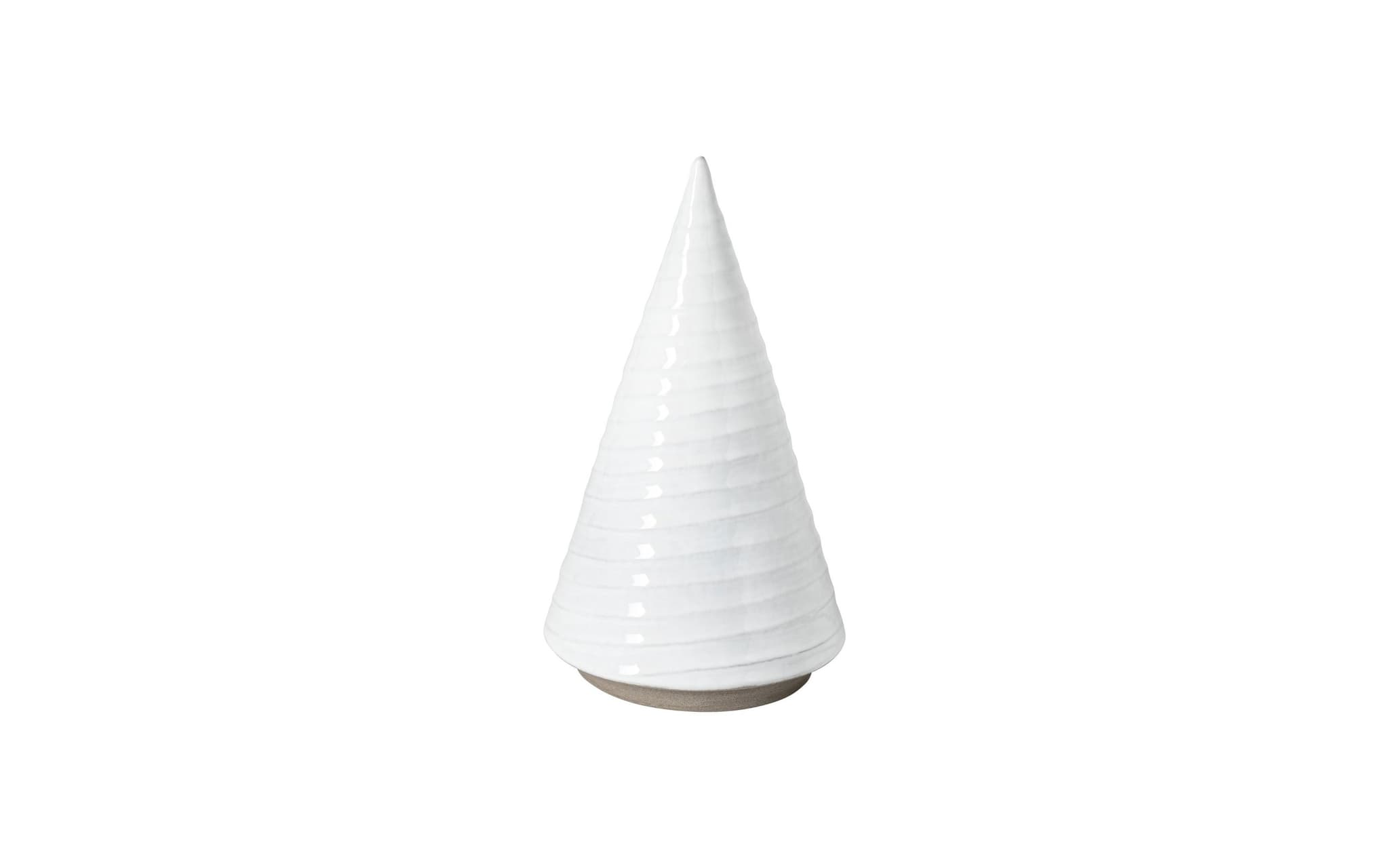 Brad Decorativ de Crăciun Festa, 21 cm, Alb