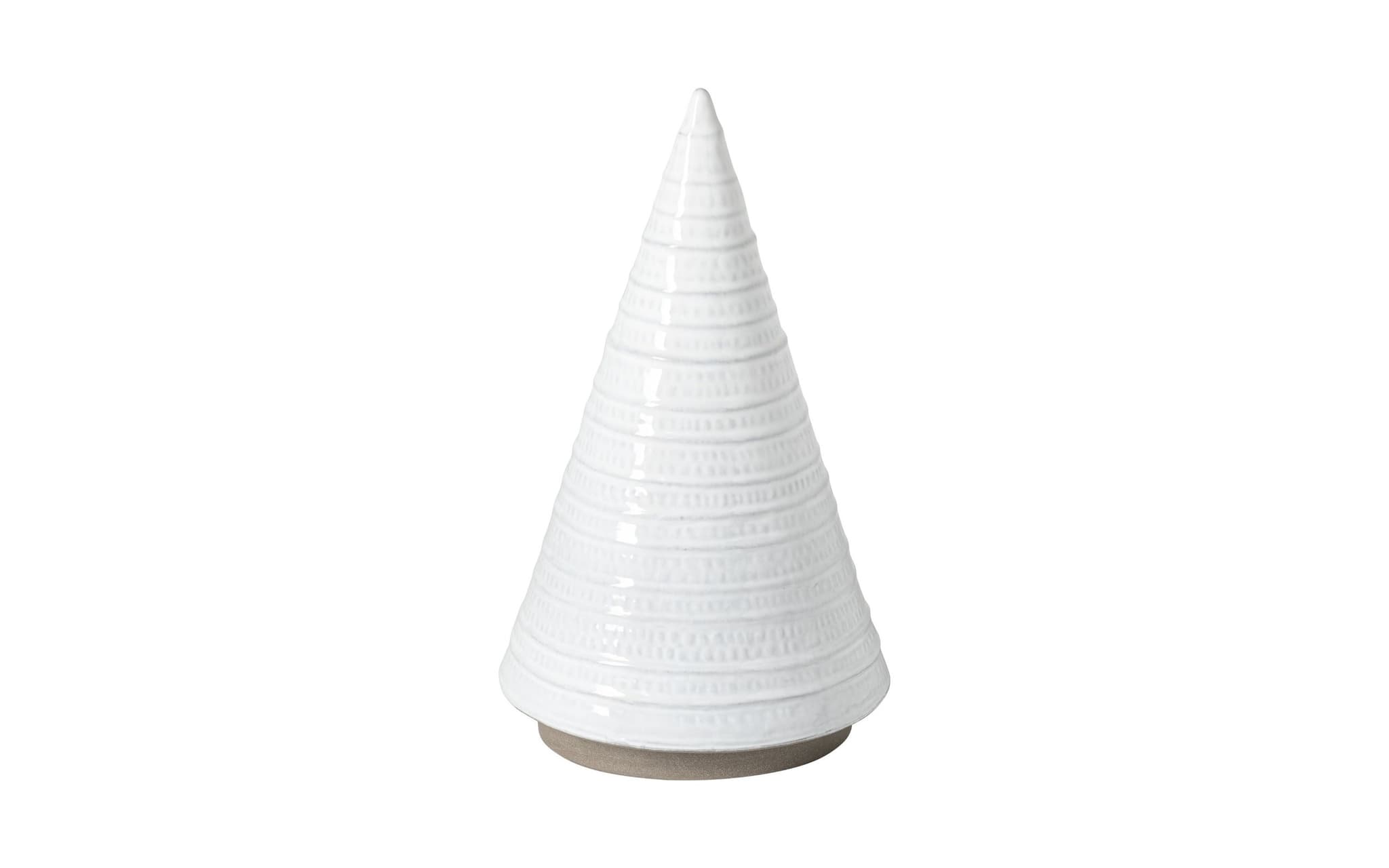 Brad Decorativ de Crăciun Festa, 26 cm, Alb