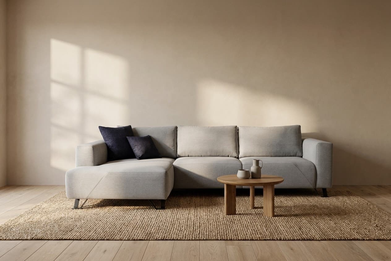 Canapea Extensibilă Simple, 197 - 257 cm