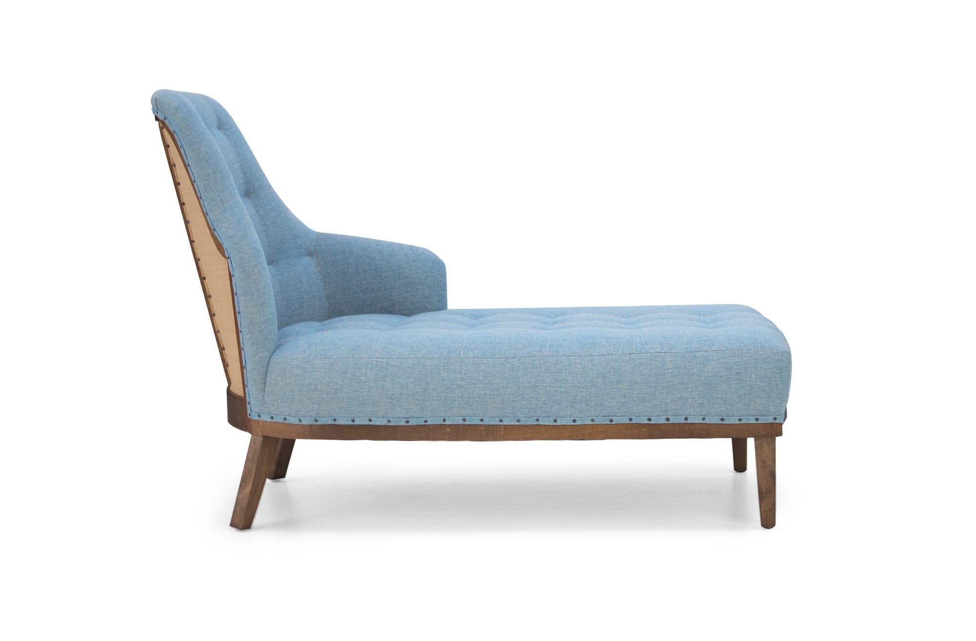 Fotoliu Carlota Chaiselongue Vintage, Lemn Masiv, Personalizabil