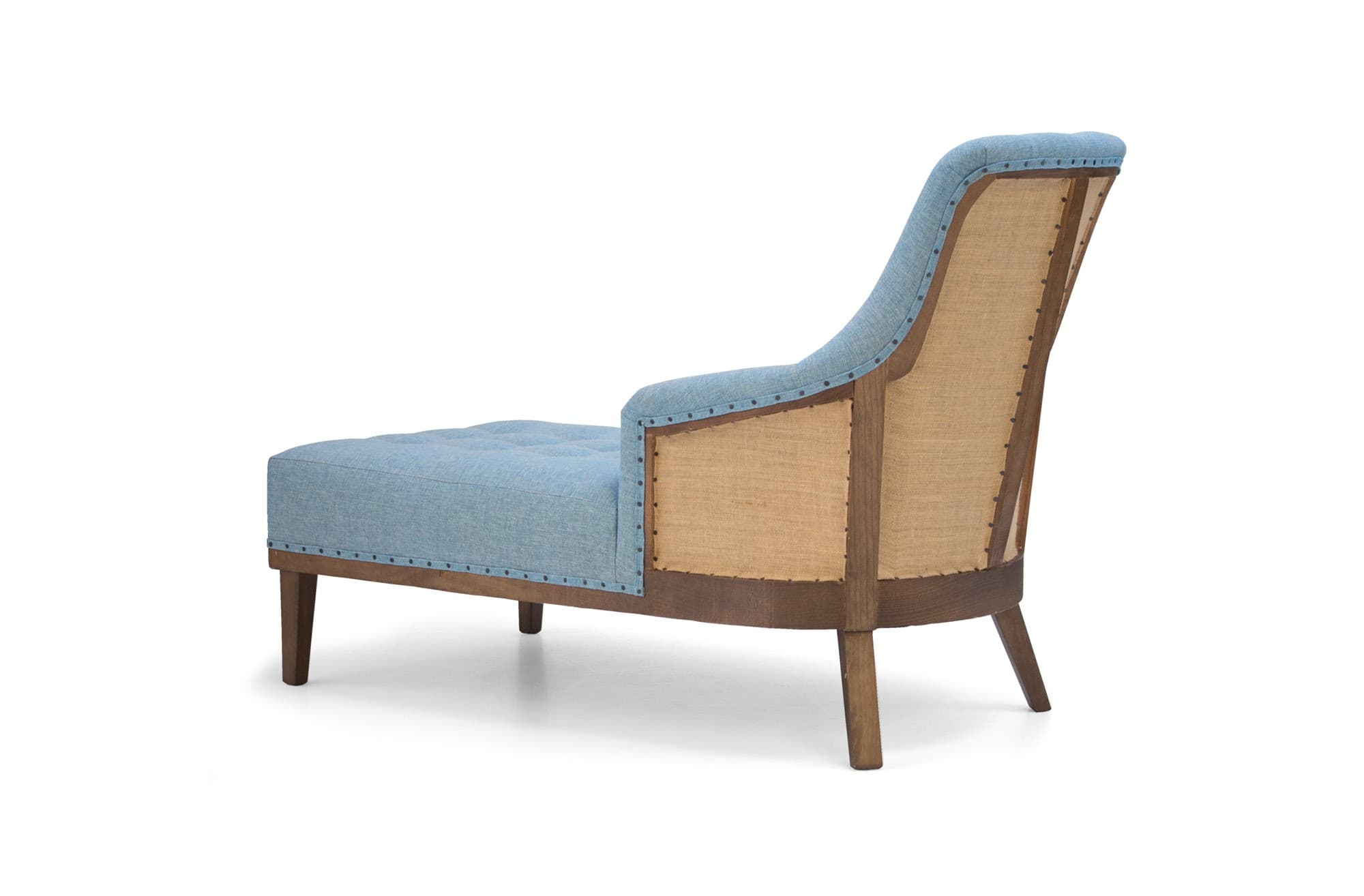 Fotoliu Carlota Chaiselongue Vintage, Lemn Masiv, Personalizabil