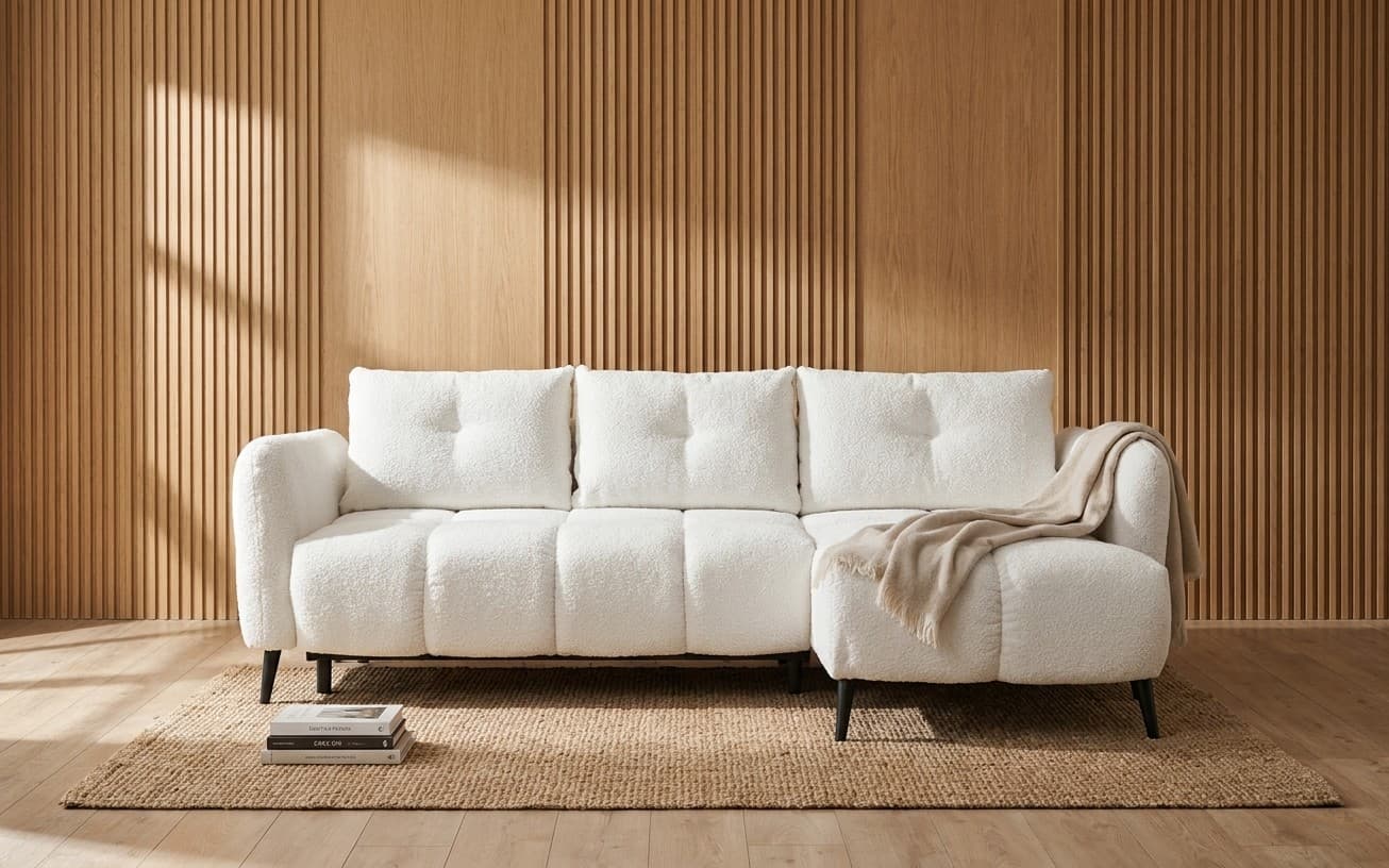 Colțar Apollo, extensibil, 250x150x90 cm