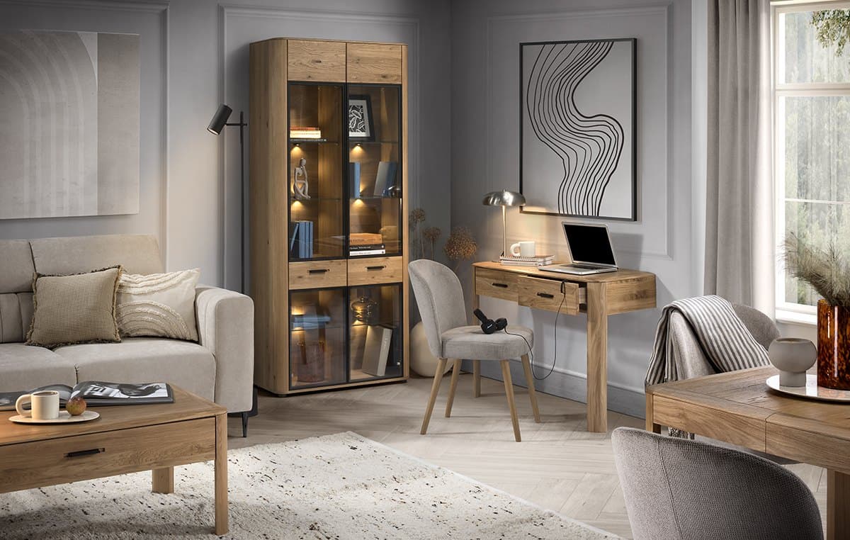 Set Living Lugano, Stejar Masiv