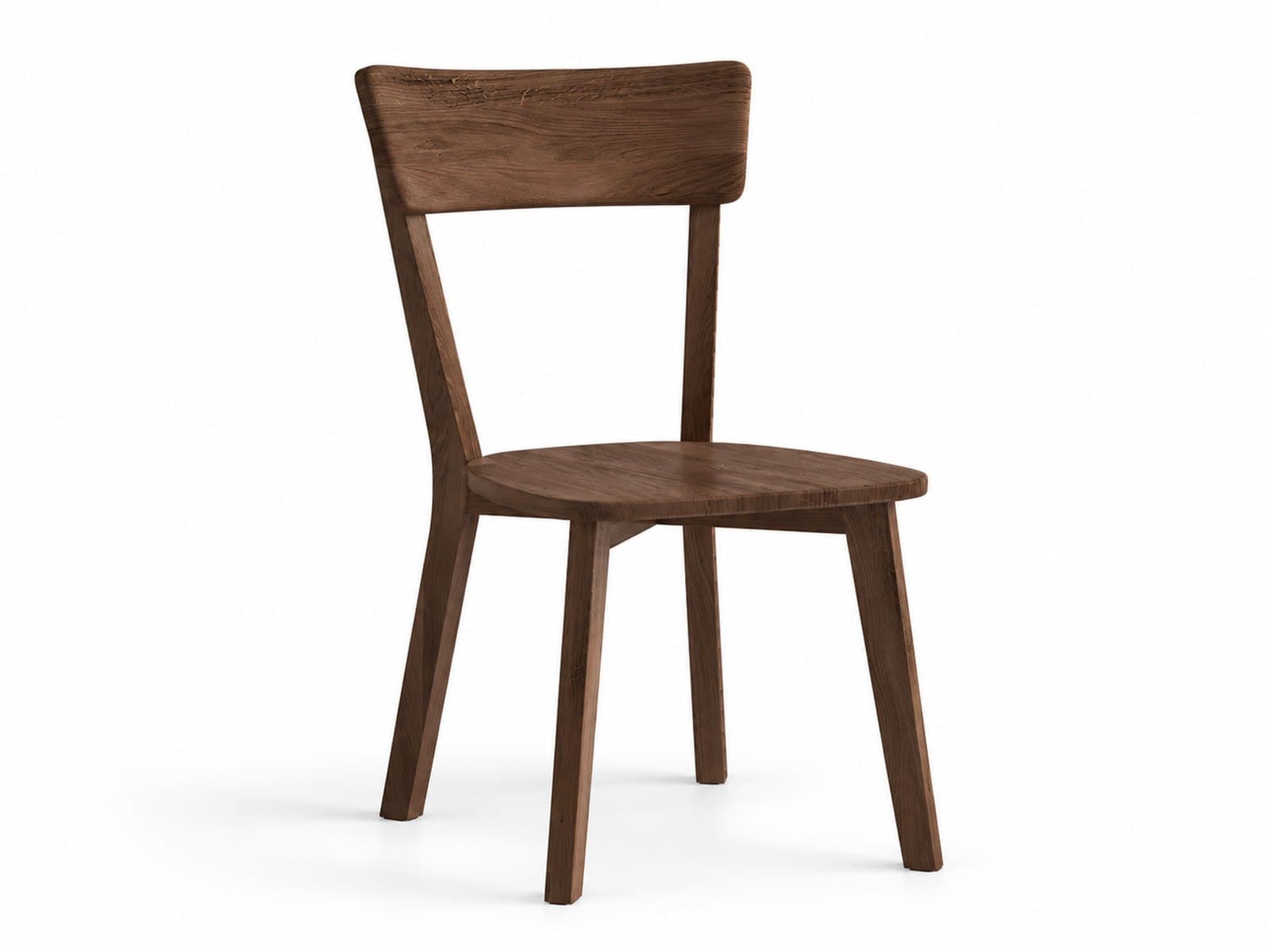 Scaun Gael, Stejar Masiv, Natur, Tabac sau Albit, 46,5 x 50 x H 85,5 cm