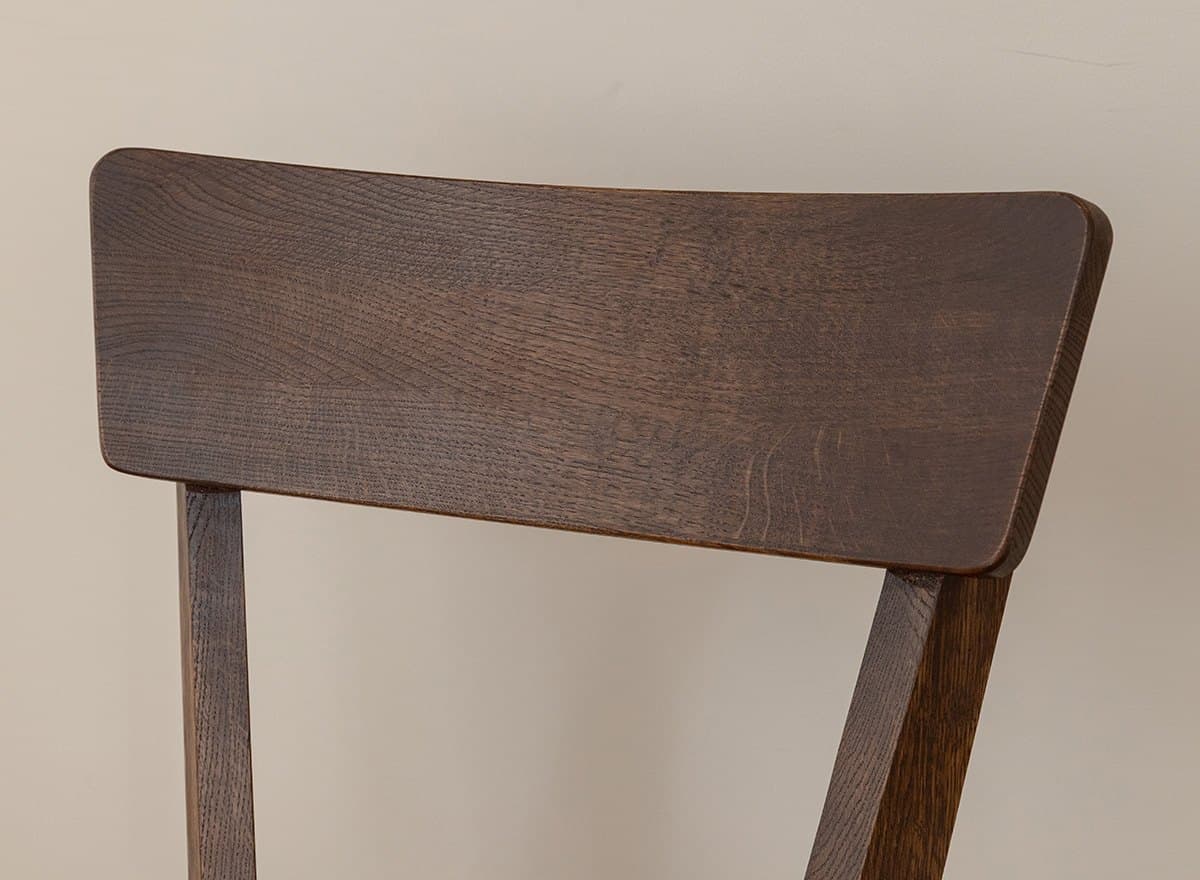Scaun Gael, Stejar Masiv, Natur, Tabac sau Albit, 46,5 x 50 x H 85,5 cm