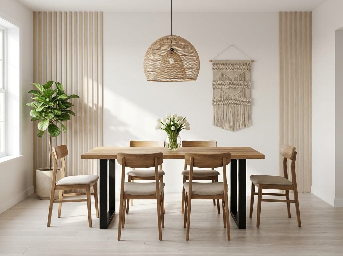 Masă Dining Asolo II, Stejar Masiv – în ambianță