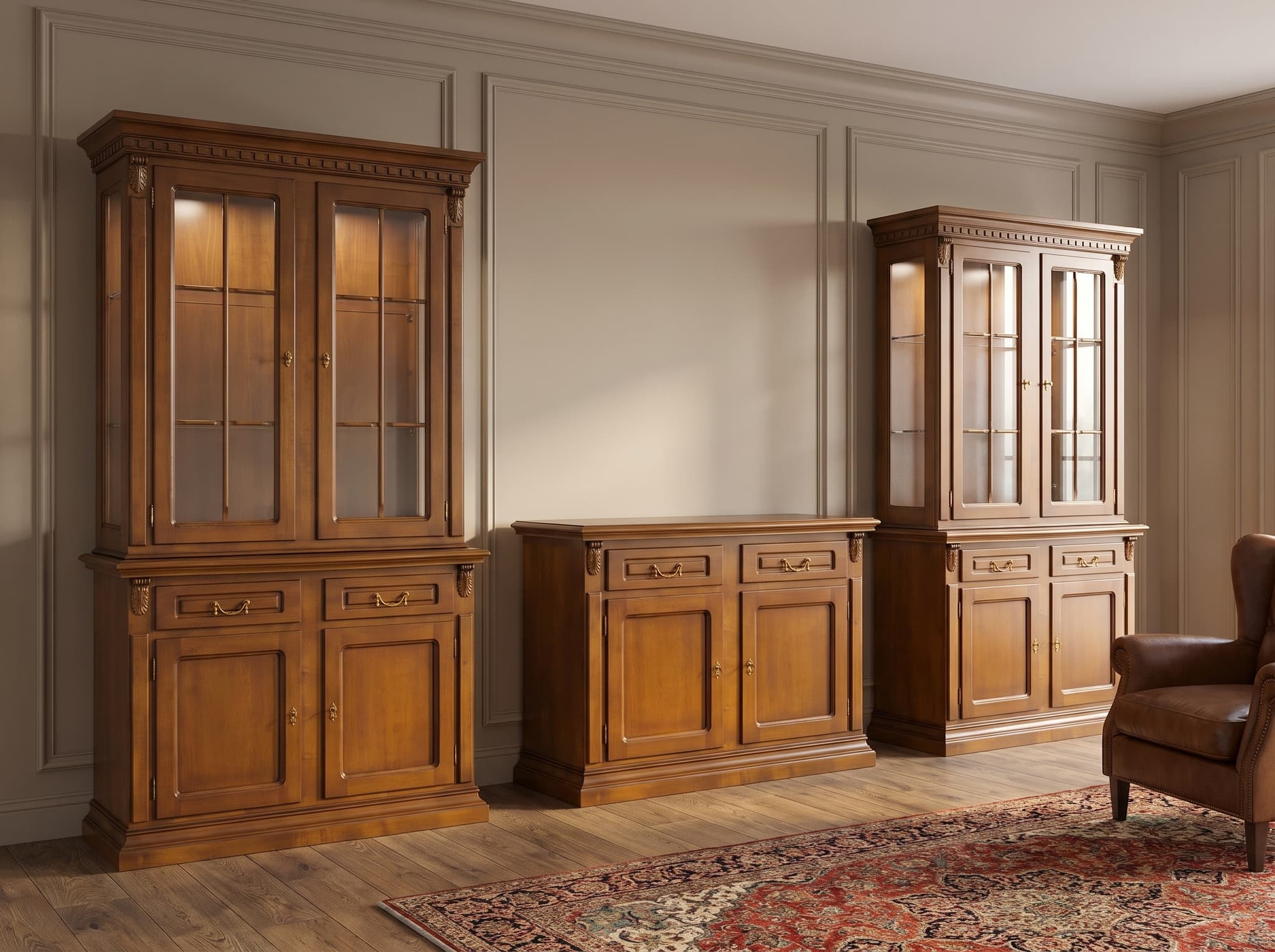 Set Living Bernhard III în living clasic