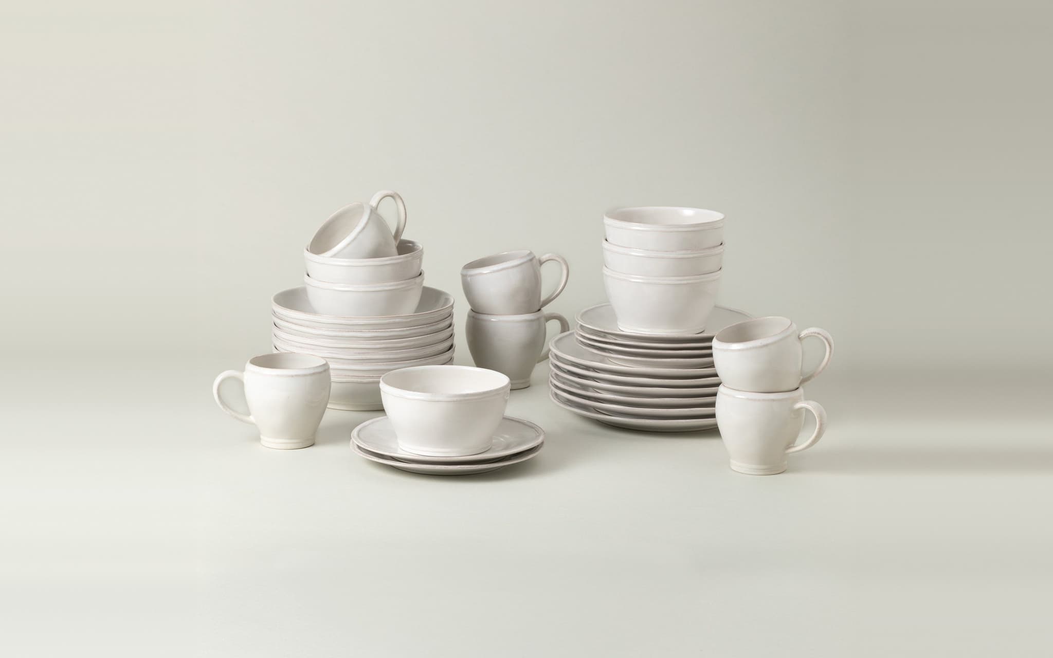 Set Veselă Fontana, 30 Piese, 6 Persoane, Alb